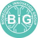 Biomedical Innovation Group logo.