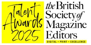 Logo for The British Society of Magazine Editors Talent Awards 2025